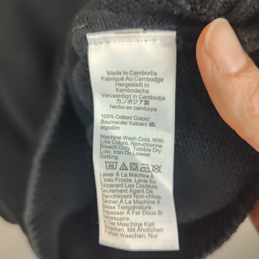 J. Crew Men's Crewneck Sweater in Dark Navy